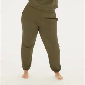 NWT Girlfriend Collective Forest Classic Jogger L